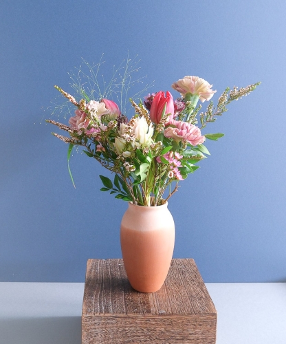 A Simple Display Fresh Flowers in a Vase>