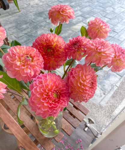 A Bundle of Seasonal Dahlias>