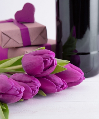 Purple Tulips and Gifts>